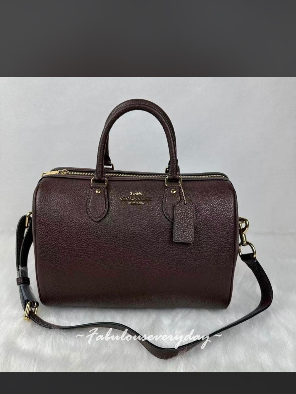Coach Large Rowan Maple NWT